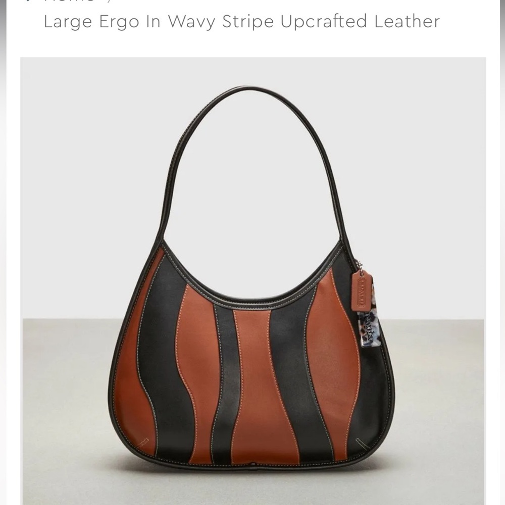 LOOKING FOR DO NOT BUY!! Coach Coachtopia Large Ergo Wavy Stripe